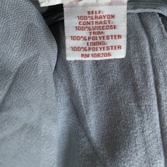 Sundance Womens Size XS Gray Crochet Sleeves Blouse Top - Picture 5 of 6